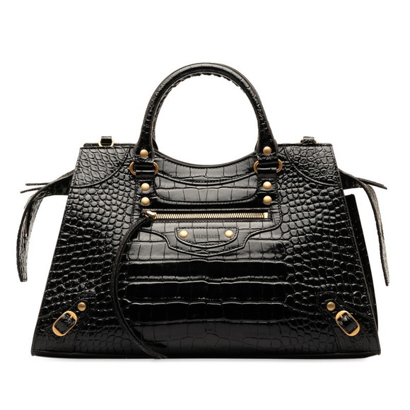 Balenciaga Handbags - Authentic Balenciaga Embossed Leather Neo Classic City Bag